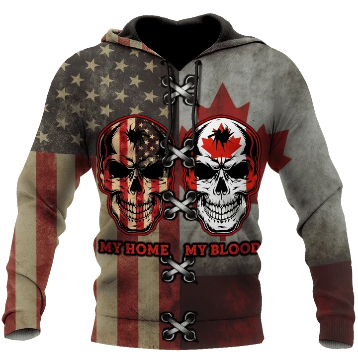 American Canadian 3D Printed Shirts HHT01042103