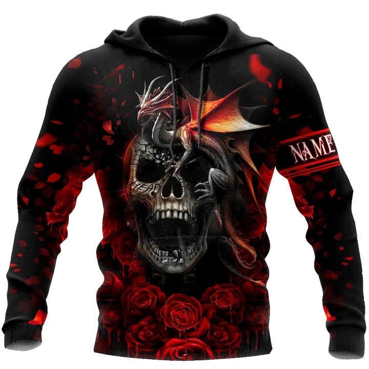 Custom Name Dragon 3D hoodie shirt for men and women