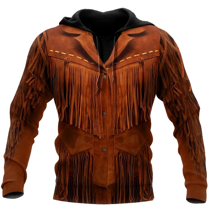 Cowboy Jacket No23 Cosplay 3D Over Printed Unisex Deluxe Hoodie ML