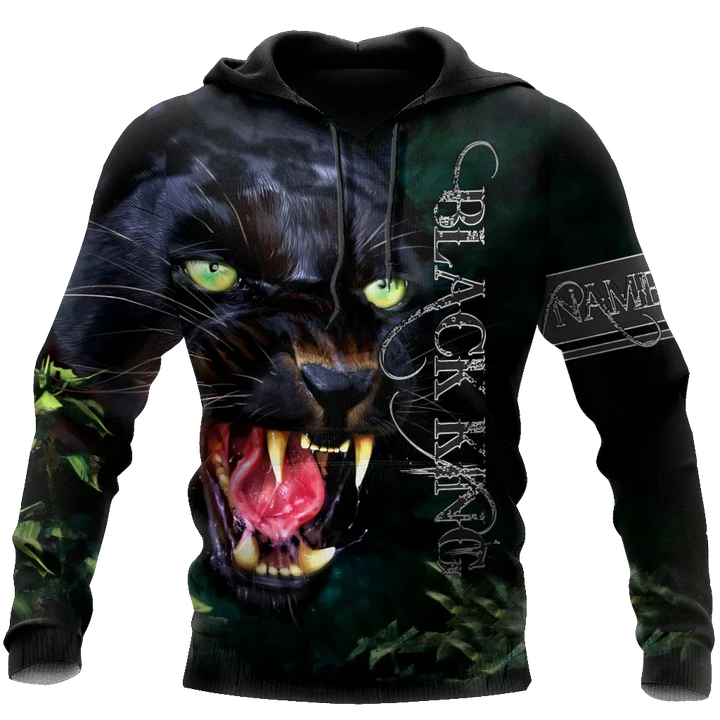 Black King Panther Personalized Unisex Deluxe Hoodie ML