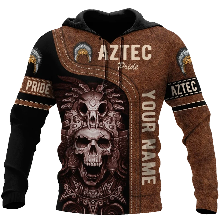 Personalized Name Aztec Pride 3D All Over Printed Hoodie DQB19042101