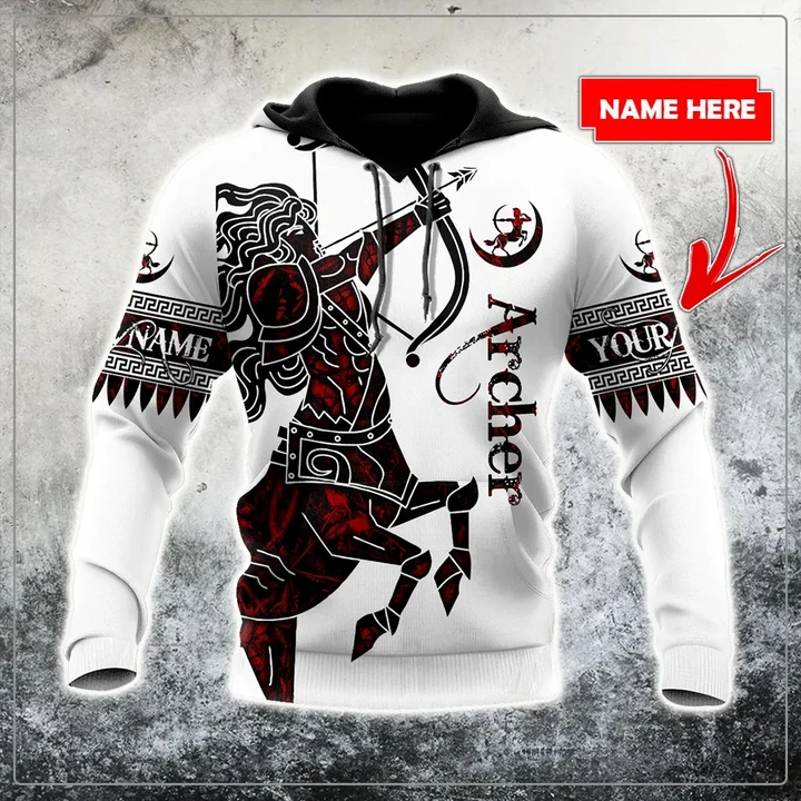 Custom name Centaur Archer Greek Mythology 3D print shirts
