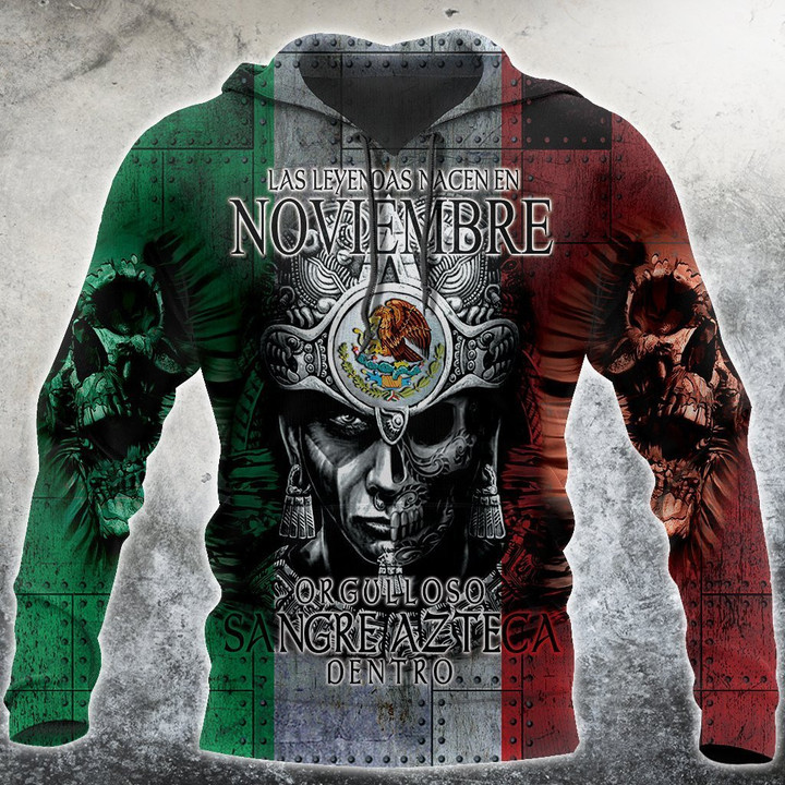 3D All Over Aztec Warrior Mexican 11 Hoodie