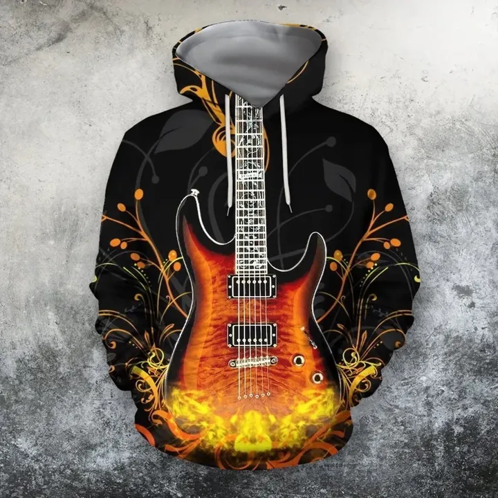 3D All Over Print Electro Guitar Shirts HG