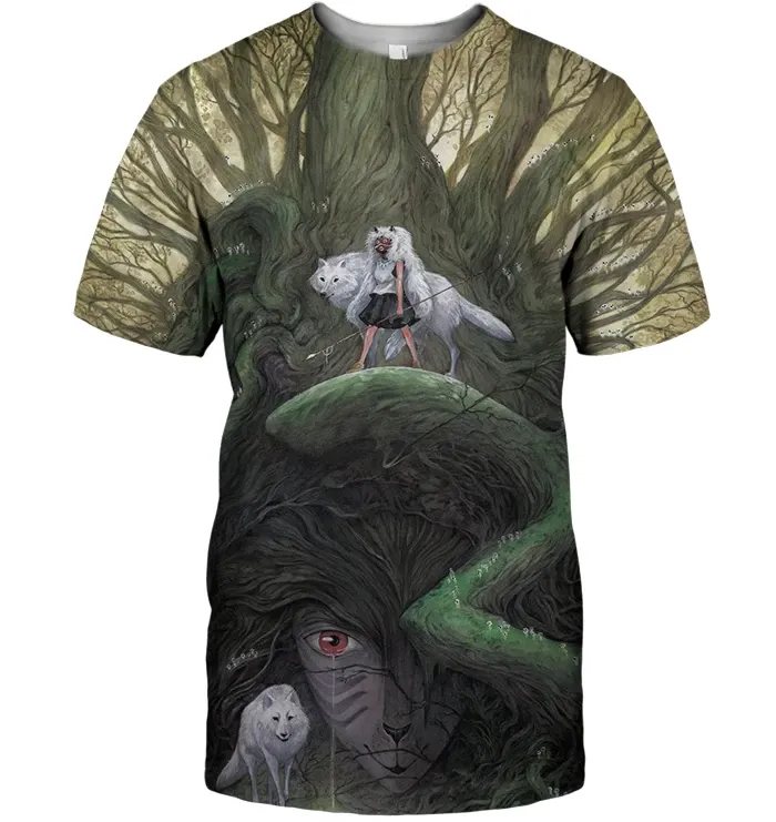 3D All Over Print Mononoke 04 Shirt