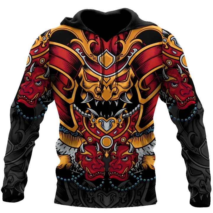 Premium Unisex 3D Printed Oni Samurai Shirts MEI