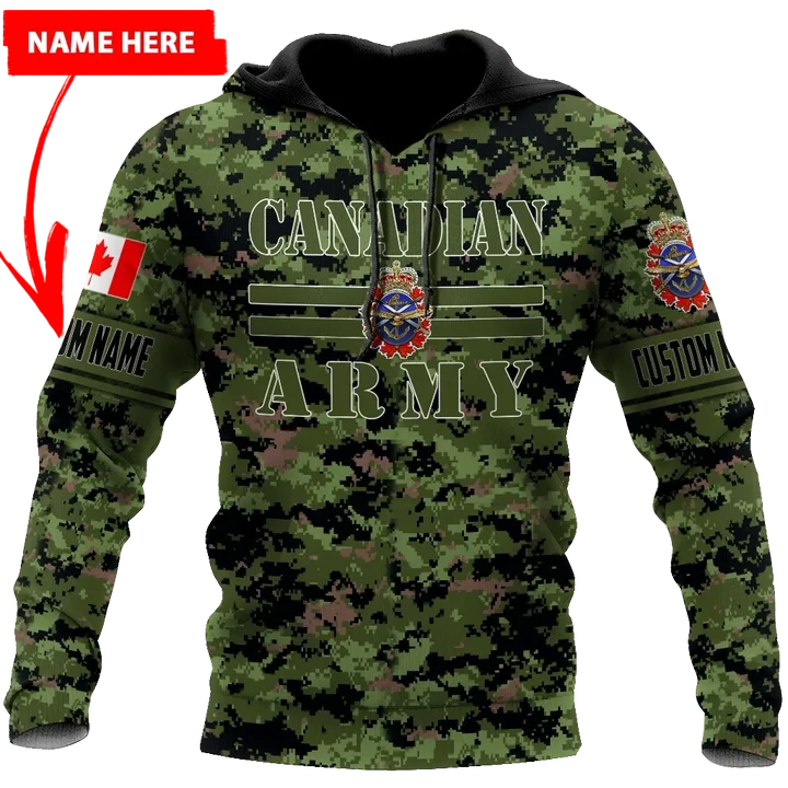 Personalized Name XT Canadian Veteran - Jesus 3D All Over Printed Shirts PD08032102