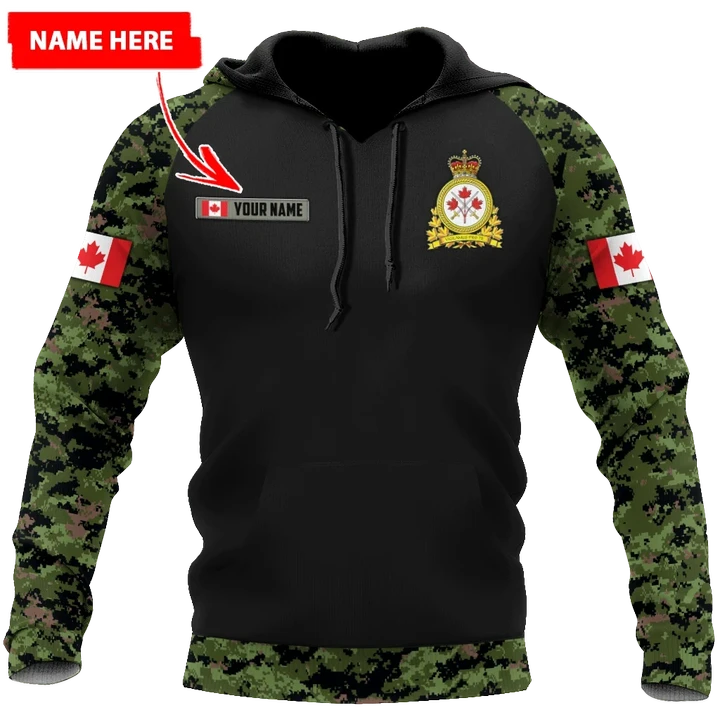 Personalized Name XT Canadian Army  3D  Printed Shirts PD15032104