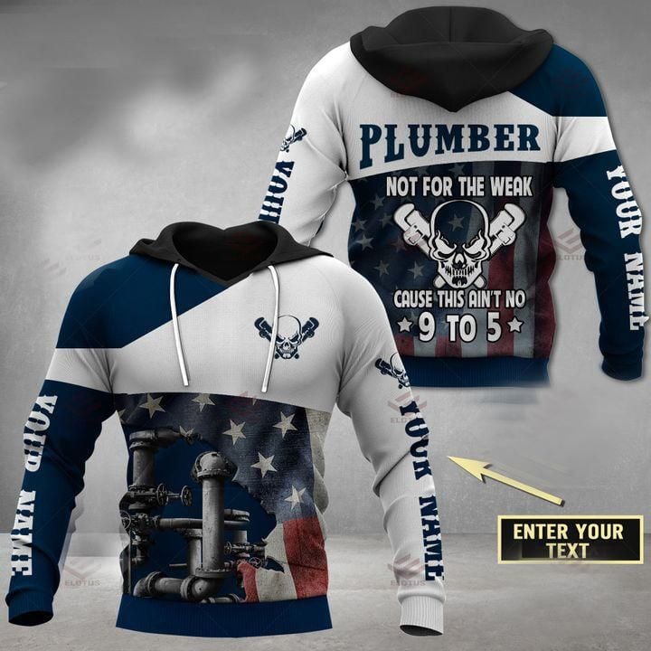 Premium Plumber Custom Name 3D All Over Printed Unisex Shirts