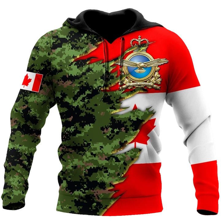 Canadian Air Force Veteran 3D Printed Shirts  MH10032109