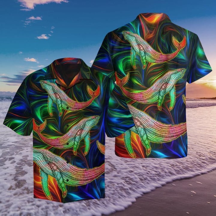 Amazing Whale Hippie Hawaii Shirt-ML-Apparel-ML-Hawaiian shirt-S-Vibe Cosy™