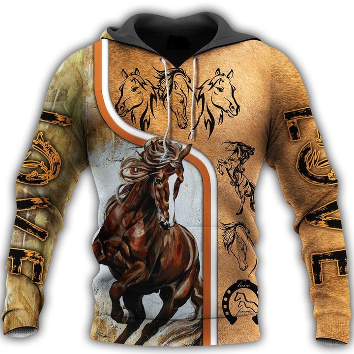 Love Horse 3D All Over Printed Unisex Shirts