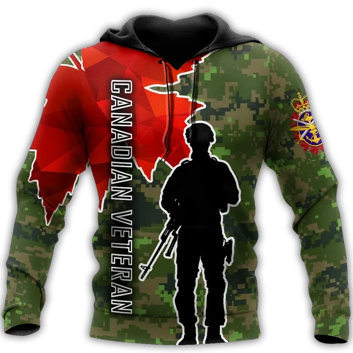 Canadian Veteran 3D  Printed Shirts NTN06032103