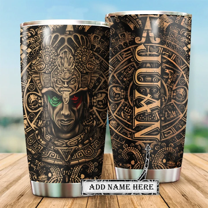 Persionalized Aztec Mexican Stainless Steel Tumbler 20oz