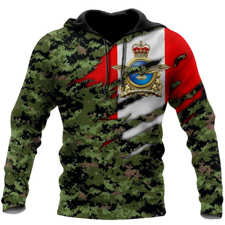 Canadian Air Force Veteran 3D Printed Shirts PD10032102