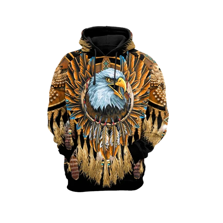 Eagle Native American 3D All Over Printed Unisex Shirts