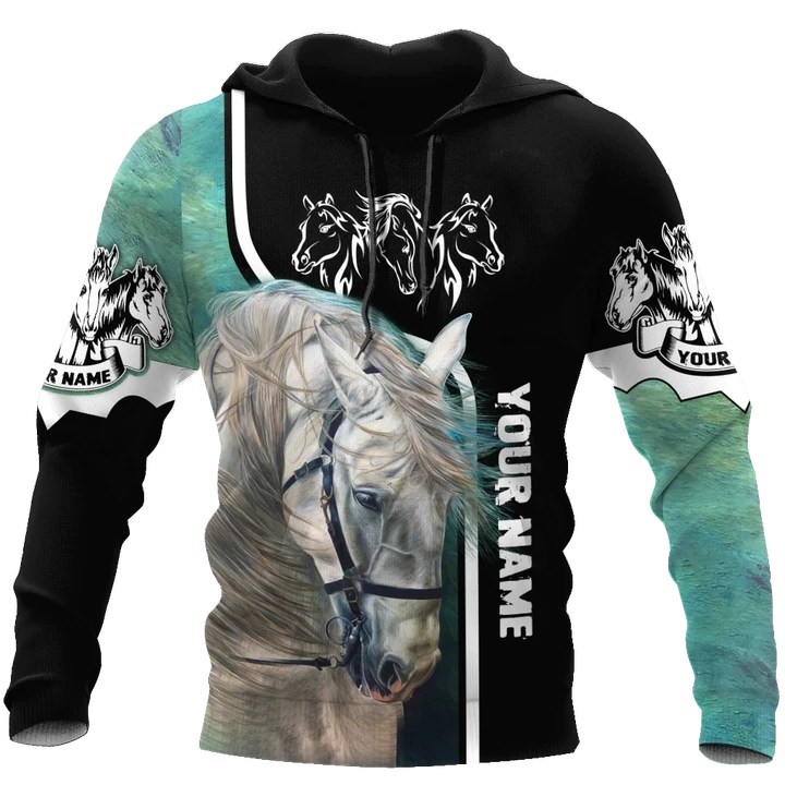Personalized Name Premium Horse 3D All Over Printed Unisex Shirts
