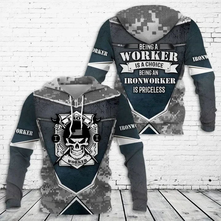Premium 3D Printed Being An Ironworker Is Priceless Shirts MEI