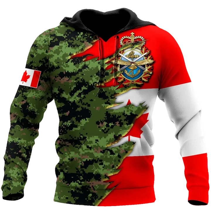 Canadian Armed Forces Veteran 3D Printed Shirts MH13032103