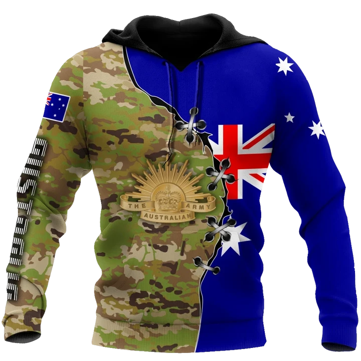 Australian Veteran 3D All Over Printed Shirts NTN10032105