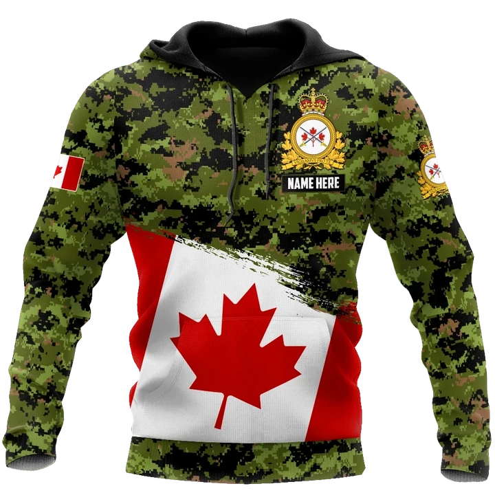 Personalized Name XT Canadian Army  3D  Printed Shirts TNA12032105