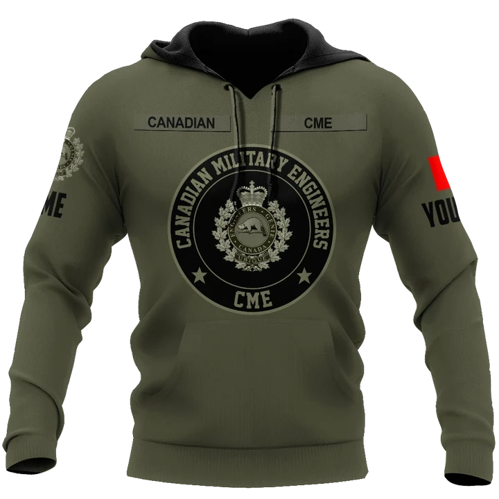 Personalized Name XT Canadian CME Pullover 3D All Over Printed Shirts DA12032103