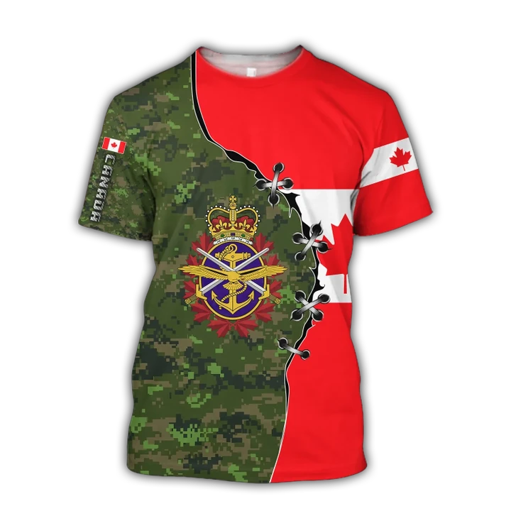 Canadian Veteran  3D Printed Shirts NTN07032103