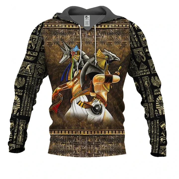 3D All Over Printed Anubis Egypt Hoodie Clothes MP260301