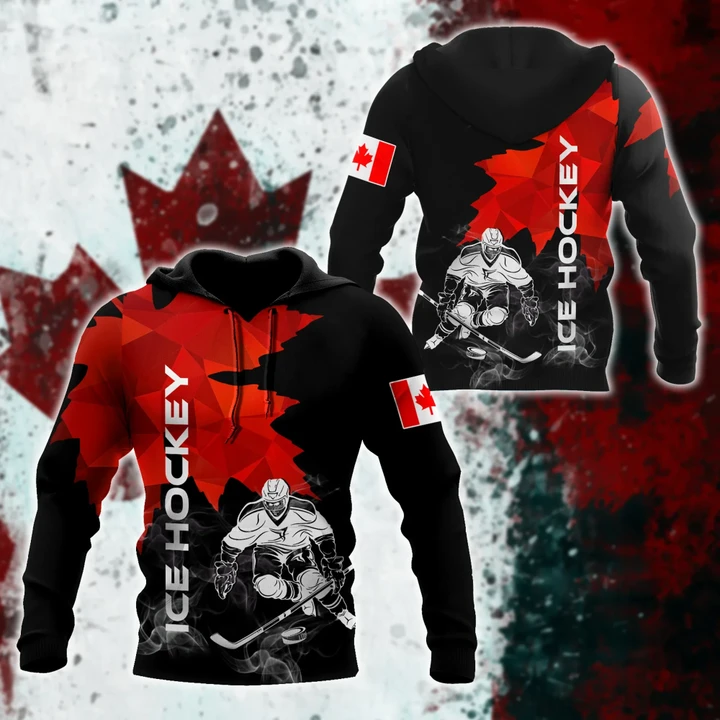 3D All Over Printed Hockey Canada Unisex Shirts MH24022105 XT