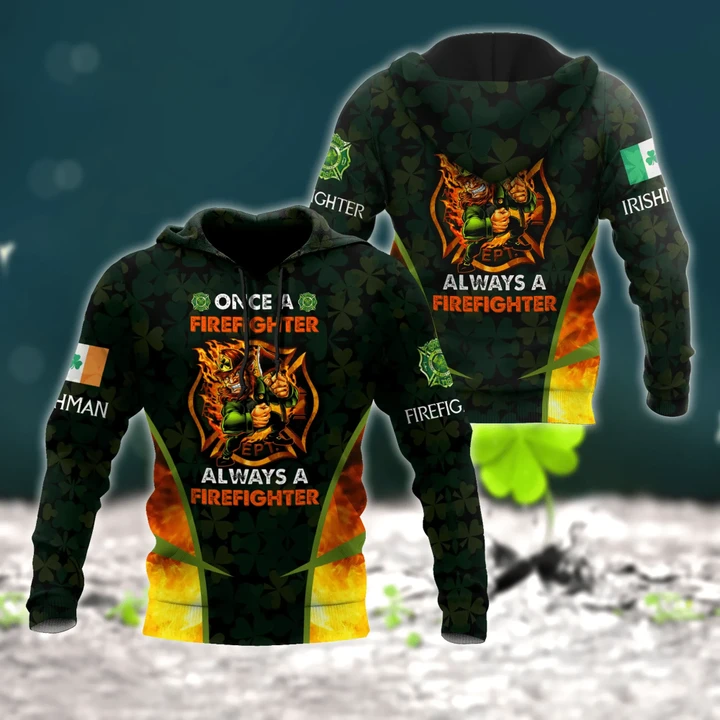 3D All Over Printed Irish- Firefighter  Unisex Shirts XT