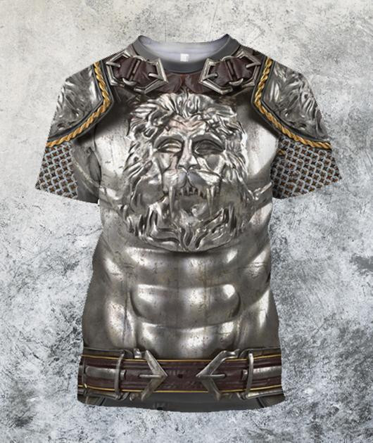 3D All Over Printed Knight Medieval Armor