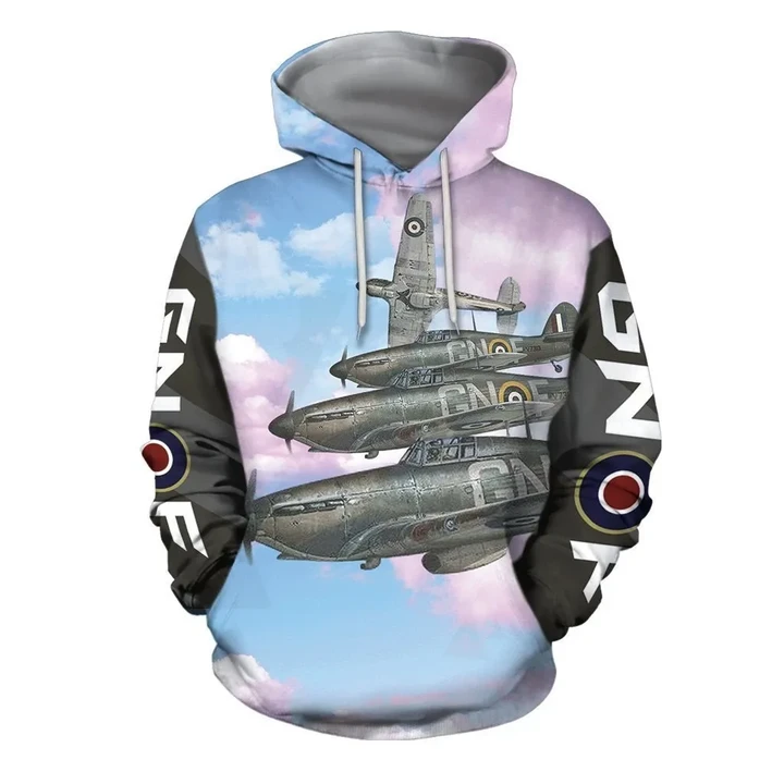3D All Over Printed Resistance aircraft Shirt4