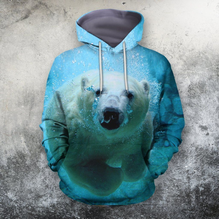 3D AOP Polar Bears Shirt