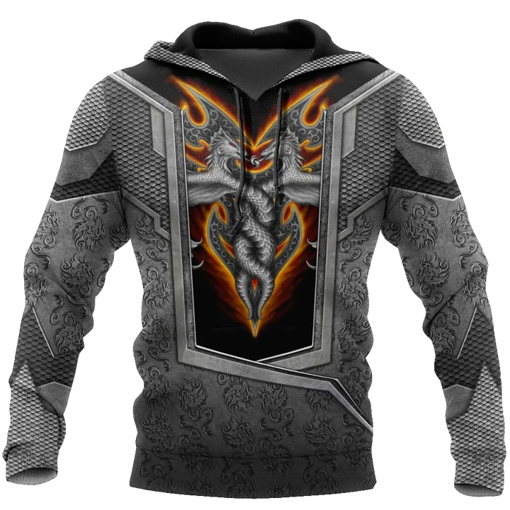 3D Tattoo and Dungeon Dragon Hoodie HAC020108