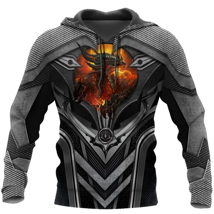 3D Tattoo and Dungeon Dragon Hoodie HAC101202