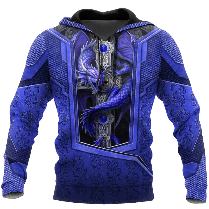 3D Tattoo and Dungeon Dragon Hoodie HAC301202