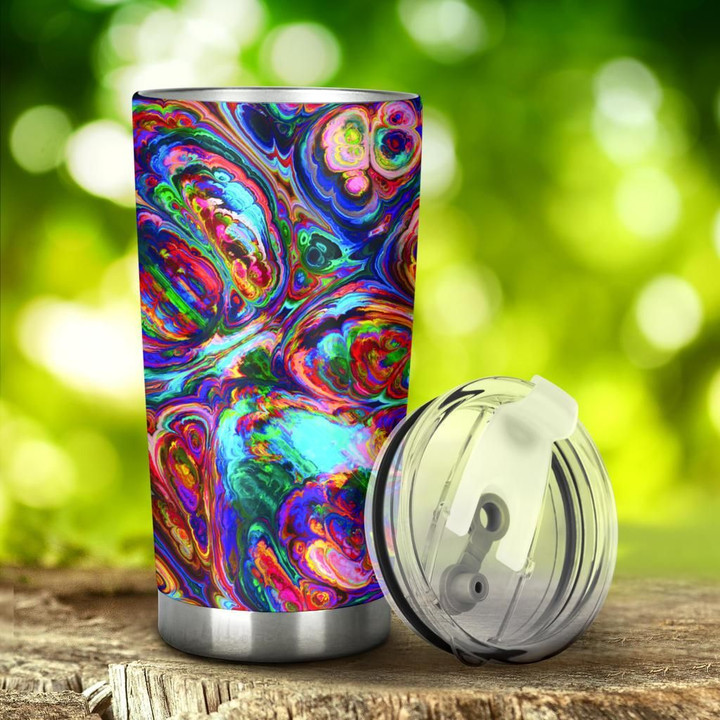 Abstract Oil Paintings P1 - Travel Tumbler