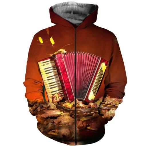 Accordion music 3d hoodie full HG1221