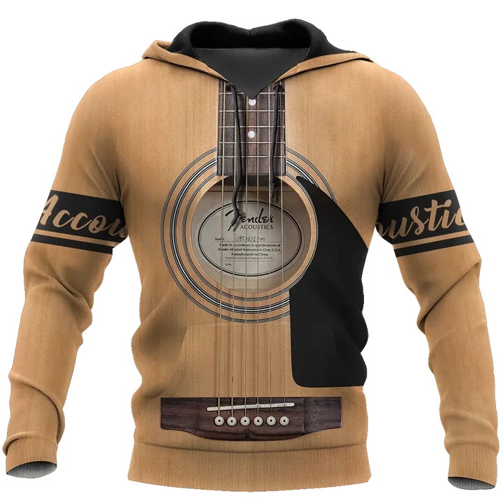 Acoustic Guitar 3D All Over Printed Shirts For Men and Women HAC290703
