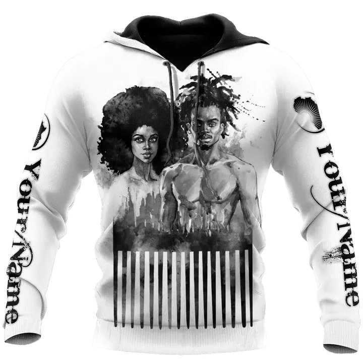 African American Persionalized Your Name 3D All Over Printed Shirts JJ20052103 KT
