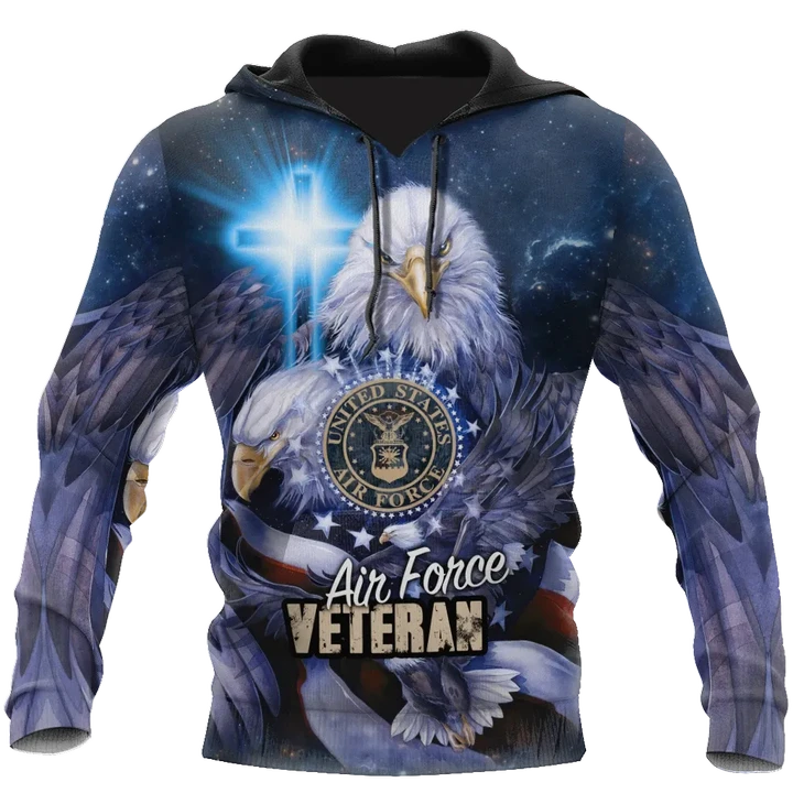 Air Force Veteran 3D All Over Printed Shirts For Men and Women