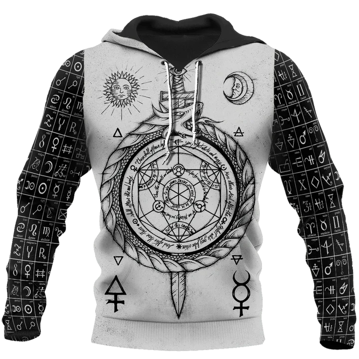 Alchemy 3D All Over Printed Shirts Hoodie JJ020104