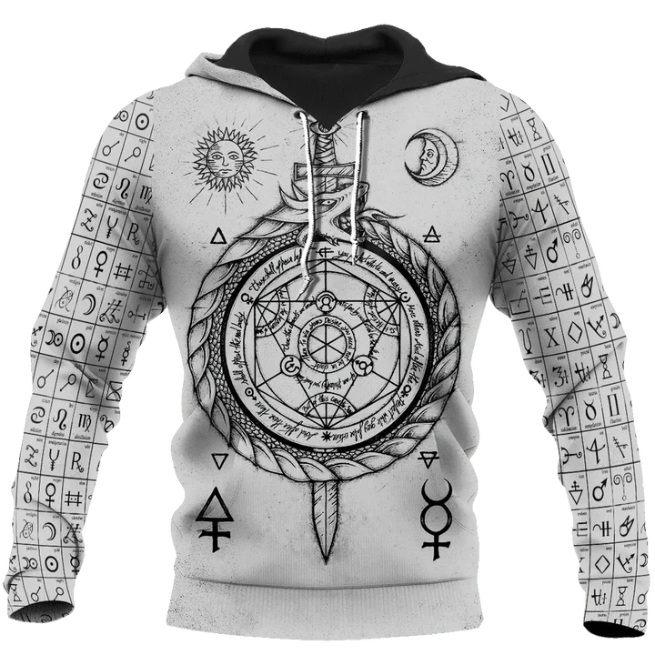 Alchemy 3D All Over Printed Shirts Hoodie JJ030102