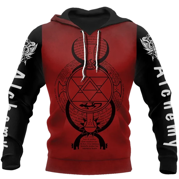 Alchemy 3D All Over Printed Shirts Hoodie JJ030103