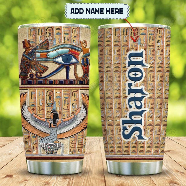 Personalized name Ancient Egyptian Mythology Culture Stainless Steel Tumbler 20 Oz