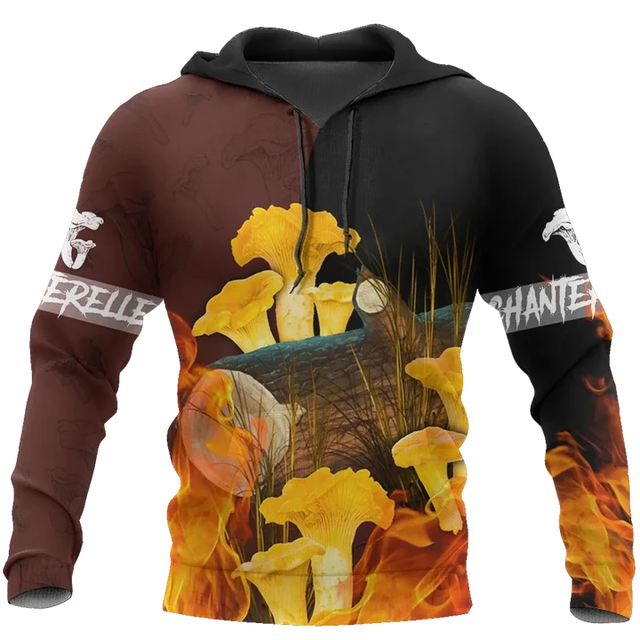 Beautiful Chanterelle mushrooms 3D all over printing shirts for men and women TR0405202 - Amaze Style™-Apparel