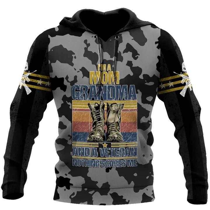 I'm a Mom Grandma and a veteran 3d all over printed shirts for men and women MH190520S - Amaze Style™-Apparel