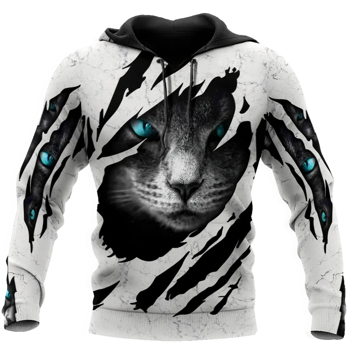 Hiden Cat Black cat 3D printed shirts for men and women
