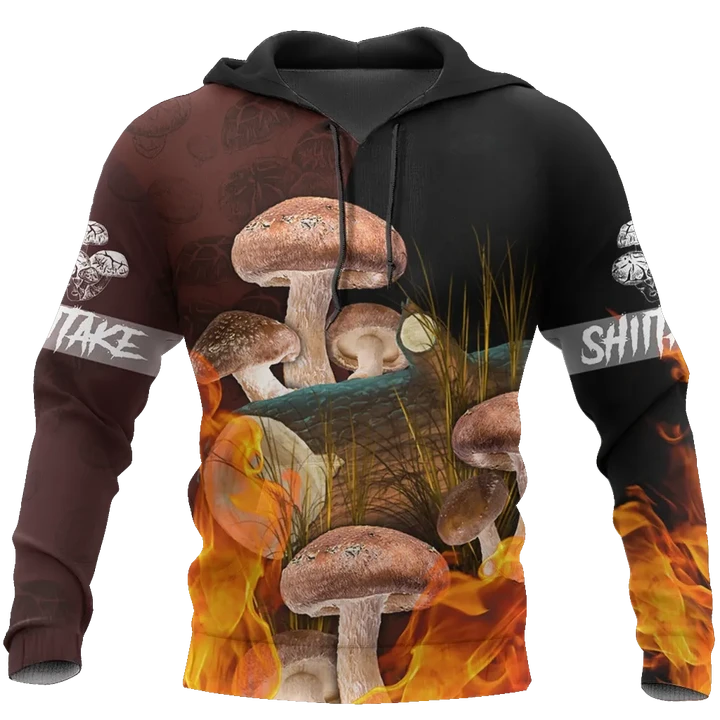 Beautiful Shiitake mushrooms 3D all over printing shirts for men and women TR0405201 - Amaze Style™-Apparel