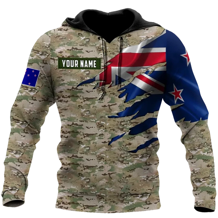 Remembrance New Zealand Camo Soldier 3D print shirts